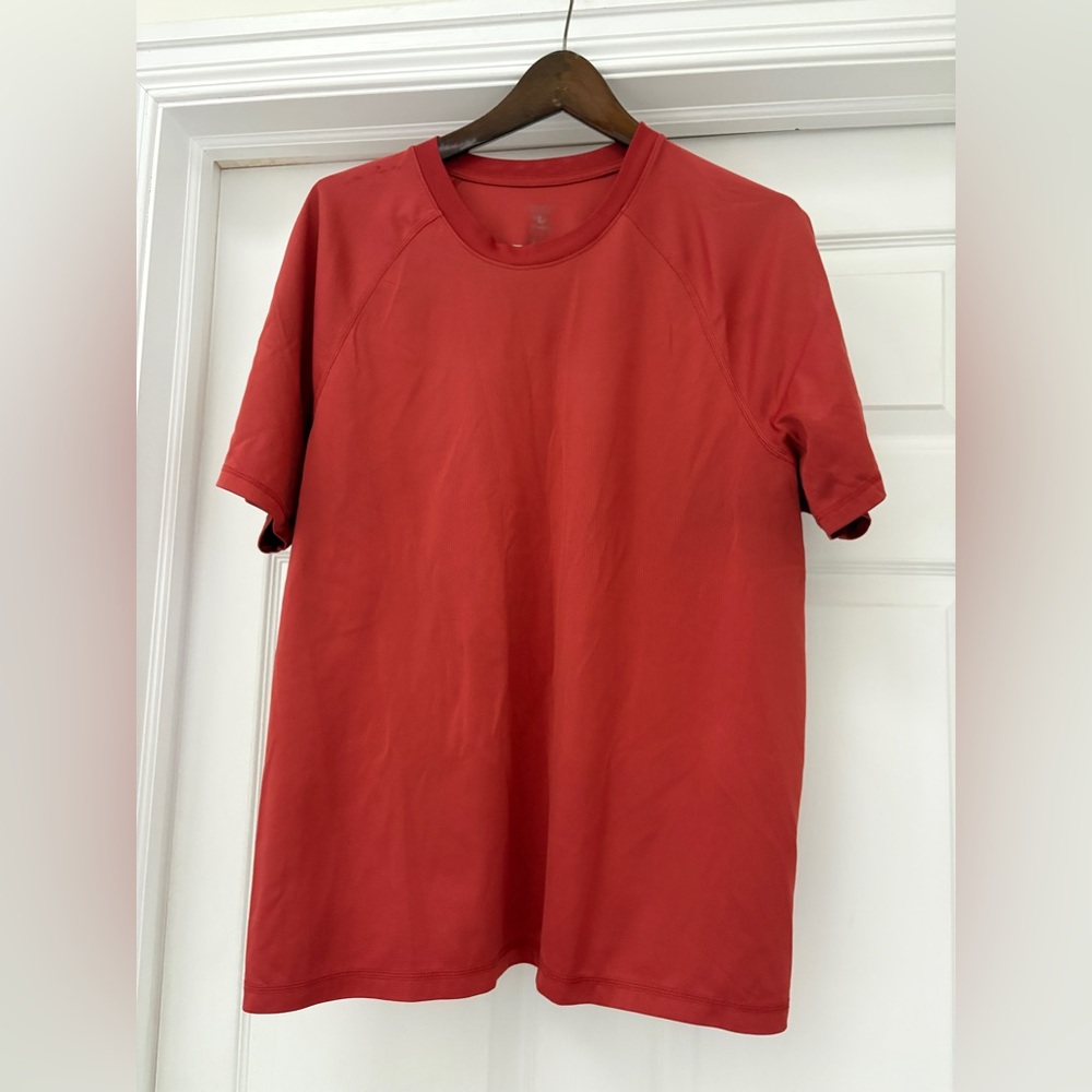 Athletic Works burnt orange colour Short Sleeve Men's Tee